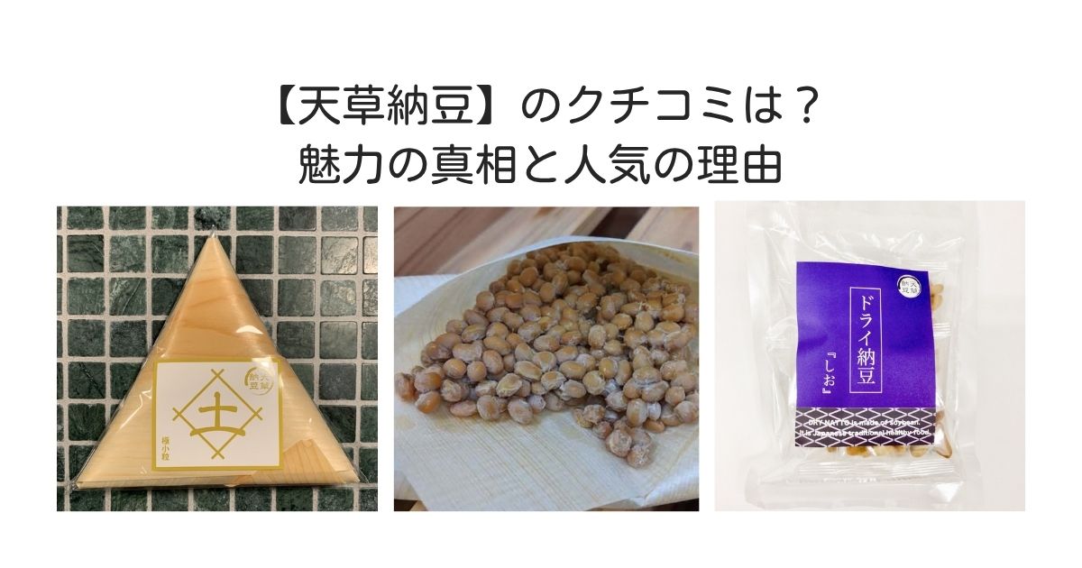 天草納豆　クチコミ